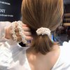 Xiwstar 9Pcs Women Girls Fashion Beaded Bracelet Hair Ties Hair Bands Ropes Scrunchie Ponytail Holder