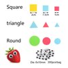 1500 Pieces Foam Shapes Stickers, BetterJonny Self-Adhesive Foam Shapes Stickers with Self-Adhesive Wiggle Googly Eyes Mini Geometry Shapes EVA Foam Stickers for DIY Art Crafts Projects Collages