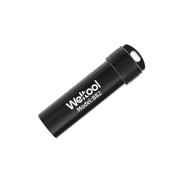 Weltool BB2 Battery Storage Tube, 2 CR123A Batteries can be Installed,Dual Power,Prevent Battery Shaking, Aluminium Alloy, with Rope Hole be Easy to Carry About,for Fenix TK PD Flashlight