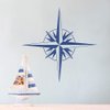 Explorer's Compass Wall Art Stencil - Reusable Stencils for Walls - Stencils for DIY Wall Decor - Childrens Room DIY Decor - by Cutting Edge Stencils (Small)