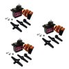 Treedix 3 pcs MG90S 9g Servo Motor Micro Metal Gear Compatible with Robot Boat Car Plane RC Helicopter