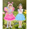 Jeowoqao Princess Dress Up for Girls, Princess Fairy TuTu Skirts Toddler Princess Dress Up Pretend Play Set with Princess Crown Gloves Costumes for Girls 3-6 Birthday Christmas Gift