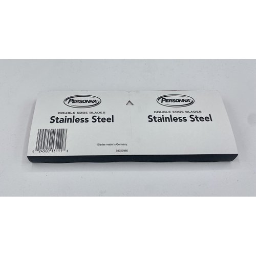 Personna Stainless Steel Double Edge Blades - 100 Pack 100 razor blades by Personna