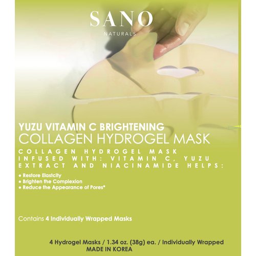 Sano Skin Yuzu Vit C Collagen Brightening Mask