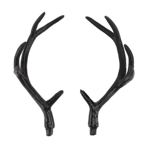 SEWACC 1 Pair Deer Antlers Headband Halloween Costumes Deer Horn Headdress Halloween Props for Men Women