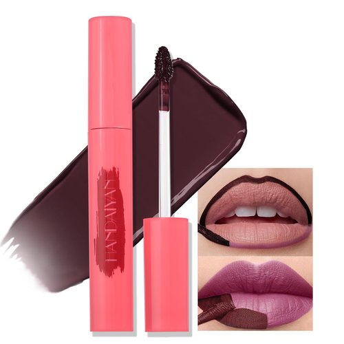 Erinde Peel Off Lip Liner Stain Masque, Long Lasting Tattoo Lip Stain, Matte Finish Peel Off Lip Tint, Waterproof and Transfer Proof Lip Stain Peel Off, Non-Stick Cup Tinted Lip Stain, 05