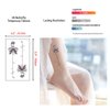 30 Sheets 3D Butterfly Temporary Tattoos for Women and Girls, Muulaii Waterproof Fake Tattoo Stickers, Colorful Butterfly Body Art Temporary Tattoos in Bracelets, Back, Wrist and Arm Bands