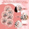 Rose Gold Birthday Balloons Party Decorations for Women Girls 18Pcs Rose Gold Black Happy Birthday Balloons 12 Inch Confetti Latex Sweet Birthday Balloons for Birthday Anniversary Party Supplies