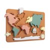 Mr. Pen- Silicone World Map Puzzle, 11.5” x 8.2”, Puzzle for Kids, World Puzzle, Puzzle Kids, Puzzles Kids, Childrens Puzzles, Floor Puzzle, Floor Puzzles for Kids