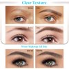 Magic Eyebrow Pencil, 3D 4 Tipped Precise Brow Pen Upgraded Waterproof Microblading Eyebrow Pencil Contouring Pen Natural Makeup Effect (B-Gray)
