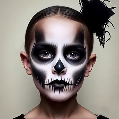 Mysense Black Face Body Paint Stick, Waterproof Eye Black for Baseball Softball Football Lacrosse, Black Lipstick Facepaint for Halloween SFX Skull Zombie Vampire Skeleton Clown Makeup