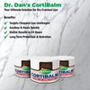 Dr. Dan's Cortibalm Jar - 1 Pack - for Dry Cracked Lips - Healing Lip Balm Jar for Severely Chapped Lips - Designed for Men, Women and Children -