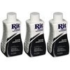 Rit Liquid Fabric Dye Black 8 Ounces, Pack of 3