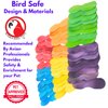 Bonka Bird Toys 2665 PK50 Mini Scoop Spoons Foot Talon Craft Part DIY Parrot Cage Toy, Parakeet, Conure, African Grey, and Similar Breed Sizes