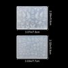 yueton 2Pack Flower Butterfly Nail Art Silicone Molds Cute Cartoon Nail Mold Embossed Nail Stencils Handmade Carving Nail Sticker Molds Nail Decor Tool