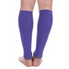 Doc Miller Premium Calf Compression Sleeve 1 Pair 20-30mmHg Strong Calf Support Fashionable Colors Graduated Pressure for Sports Running Muscle Recovery Shin Splints Varicose Veins (Violet, Medium)