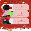 Bubble Blowing Santa, Blowing Santa Bubble Blower, Bubble Blower Machine Santa Claus Toy with Music & Flashing Lights, Bubble Blower for Outdoor & Indoor Activity (Santa Claus)