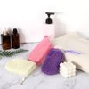 3 Pack Bar Soap Scrubber Pouch, Exfoliating Soap Saver Pouch with Drawstring Closure, 3 Colors Bar Soap Scrubber, Soap Saver Pouch for Washing Body, Hangable Bar Soap Pouch for Bath Shower