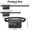 Labeol Waterproof Fanny Pack, 2 Pack Pouch with Waist Strap,Waterproof to Keep Phone and Valuables Dry,Waterproof for Swimming Kayaking Boating Snorkeling (Black+Gray)