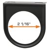 GlowShift Universal Black Single Gauge Mounting Bracket Pod - Fits Any Make/Model - Mounts (1) 2-1/16" (52mm) Gauge Under The Vehicle's Dashboard