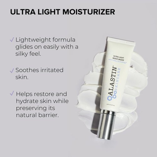 ALASTIN Skincare Ultra Light Daily Face Moisturizer (2 oz) | Hydrating Skin Cream | Anti-Aging Formula Supports New Collagen & Elastin Production