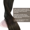 Sunny Hair Extensions Real Human Hair Weft Brown Sew in Weft Hair Extensions Human Hair Darkest Brown Human Hair Wefts Natural Hair Extensions Sew in Real Human Hair Premium Hair Extensions 100G 20in
