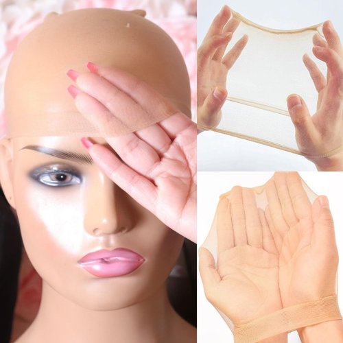 Mnador SKINLIKE Real HD Wig Cap for Lace Front Wig Ultra-thin Invisible and Sheer Breathable Caps for Women Stretchy Stocking Caps Wholesale(20Pieces/10 Pack)