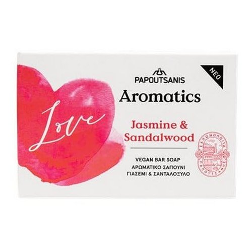 Generic Papoutsanis Aromatics Bar Soap Love Jasmine & Sandlewood, 1 Count (Pack of 1)