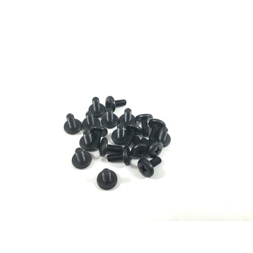 Gun Guy Gear - Machine Screws - Black Finish 20 Pk Leathercraft & Kydex Holster Screws (1/2")