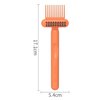 Orange Hair Brush Cleaning Tool,Comb Cleaning Brush Brush Cleaner Mini Hair Brush Remover for Removing Hair Dust Home and Salon Use Orange Styling Tools and Appliances