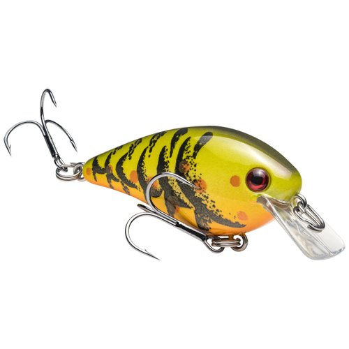 Strike King (HCKVDS1.0-46) KVD Square Bill 1.0 Fishing Lure, 46B - Green Pumpkin Craw, 1/4 oz, Unique Action