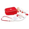 Hape Wooden Doctor on Call Role Play with a Carrying Case| Pretend Doctor Kit for Toddlers Age 3 Years and Up