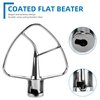 Flat Beater K45B Kitchen Mixer Aid Paddle Stainless Steel for 4.5 Quart Stainless Steel Bowl,Tilt-Head Stand Mixer Beater 1-year warranty