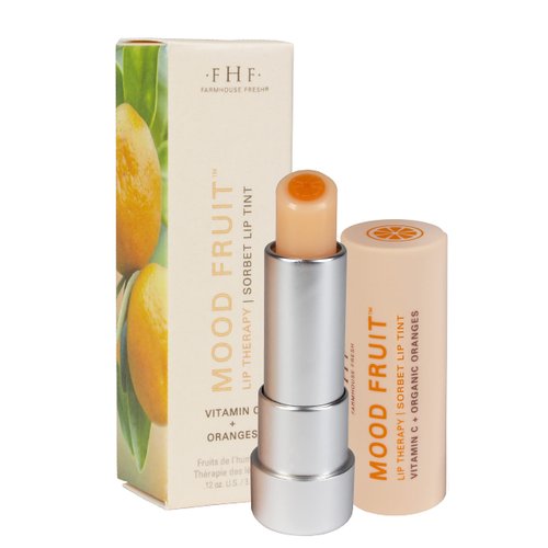 FarmHouse Fresh Orange Mood Fruit Lip Therapy, 0.12 oz.