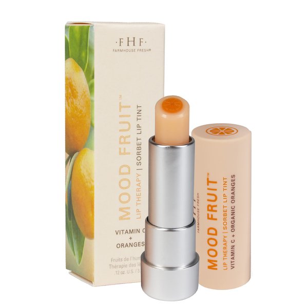 FarmHouse Fresh Orange Mood Fruit Lip Therapy, 0.12 oz.