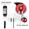 10L0L Golf Cart Horn Kit for EZGO Club Car Yamaha or UTV Universal Waterproof Electric Snail Horn Floor Mount Button Switch, Adjustable Loud, 12 Volt