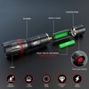 HAUSBELL LED Flashlight 2Pack High Lumens,Bright, Zoomable, Waterproof, Powerful, Emergency Tactical A100 LED Flashlights for Home and 5 Modes, Flashlight for Camping Gear、Hiking、Walking（2Pack）