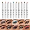 Highlighter Eyeshadow Pencil Eye Brightener Stick Crayon Eyeshadow Eyeliner in 1 with Sharpener,Cream Gradient Eye Shadow Makeup Pencil for Definer Shimmer for Highlighting Inner Corner Glitter