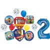Anagram Paw Pups on Patrol Chase and Marshall 2nd Birthday Party Supplies Police and Fire Rescue Badge Balloon Bouquet Decorations