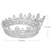 Vofler Glinda The Good Witch Crown, Princess Diaries Costume Tiara for Women Silver Coronas para 15 Años Hair Accessories Cake Topper for Bride Girl Party Quinceanera Prom Wedding Birthday Pageant