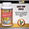 Instant Power Crystal Lye Drain Opener, Lye Sodium Hydroxide, Unclogs Bathroom and Kitchen Sinks, Drains, Shower Pipes 1 Lb