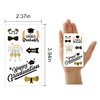 Preschool Graduation Decorations, 12 Sheets Graduation Temporary Tattoo Stickers, Graduation Gifts for High School College Students, Graduation Party Decorations 2022, Congrats Grad, Gold and Black