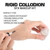 DALVGFN Rigid Collodion For Special Effects SFX Makeup, Scarring Liquid, Fake Scar Professional fx Makeup, Realistic Scar Wound SFX Makeup For Film Theater Halloween Costume Cos, Latex-Free, 0.5 fl oz