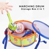 LITTLE FUN TIMES Musical Instruments for Toddlers 1-3 to Develop fine Motor Skills, Toddler Toys Musical Instruments for Kids 9 pcs Baby Instruments Preschool Educational Early Learning and Fun