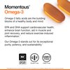 Momentous Omega 3 Fish Oil 1600mg - Daily Fish Oil Omega 3 Supplement for Women and Men with EPA & DHA - Supports Joint Health - NSF Certified for Sport (30 Servings)