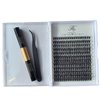 Choshim DIY Lash Extensions Cluster Eyelashes 240PCS Individual Lashes 9-16mm Mix Lash Clusters, Lash Bond and Seal, Lash Tweezer for DIY Eyelash Extensions(40D, 0.07D, 9-16MM, KIT)