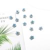 ACO-UINT 20 Pcs Small Flower Hair Clips for Women, Blue Flower Clips Non-slip Flower Claw Clip, Cute Clips for Hair 90s Hair Accessories for Women Girls