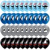 40 PCS Shark Birthday Balloons Shark Party Balloons Shark Birthday Decorations Blue Balloons Shark Party Supplies