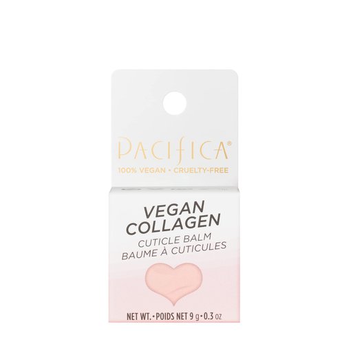 Pacifica Beauty | Vegan Collagen Cuticle Nail Balm | Moisturize and Soften Dry, Brittle Nails and Cuticles | Coconut Oil, Sunflower Oil, Shea Butter, and Vitamin E | Vegan + Cruelty Free