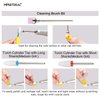 MPNETDEAL Ceramic Nail Drill Bits Set 7Pcs, Durable Less Dust, 3/32 inch for Acrylic Gel Nails Cuticle Manicure, Professional Acrylic Nail File Drill Bit